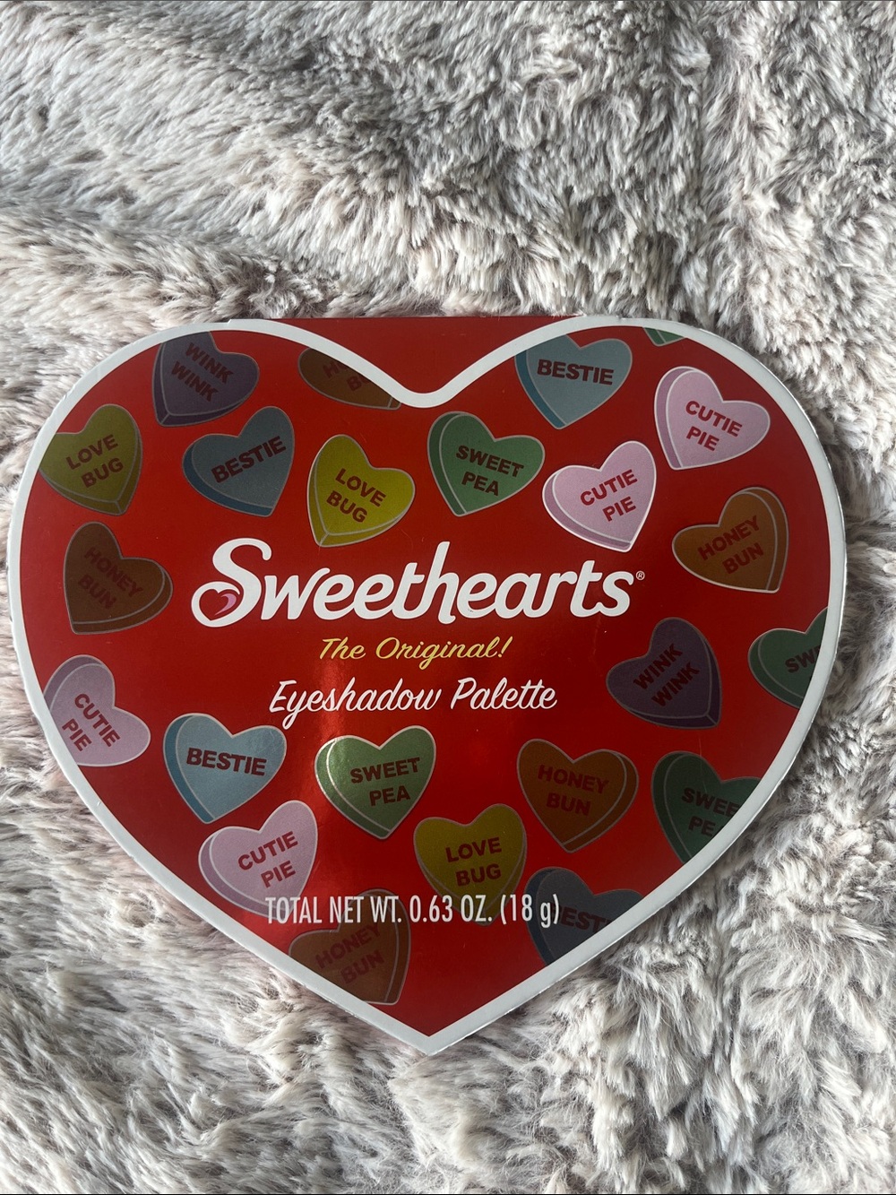 NWT Sweethearts Eyeshadow Palette - Valentines Day Heart Design Gifts Cute Love